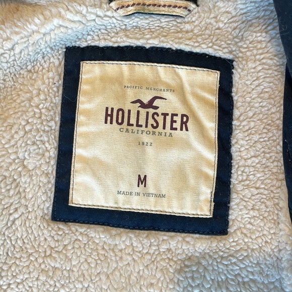 Navy Blue Medium Hollister Coat - Picture 2 of 5